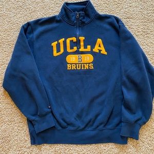 UCLA half zip jacket
